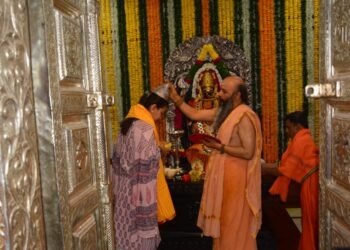 प्रणिती शिंदे यांनी घेतले हिंगुलांबिका मातेचे दर्शन