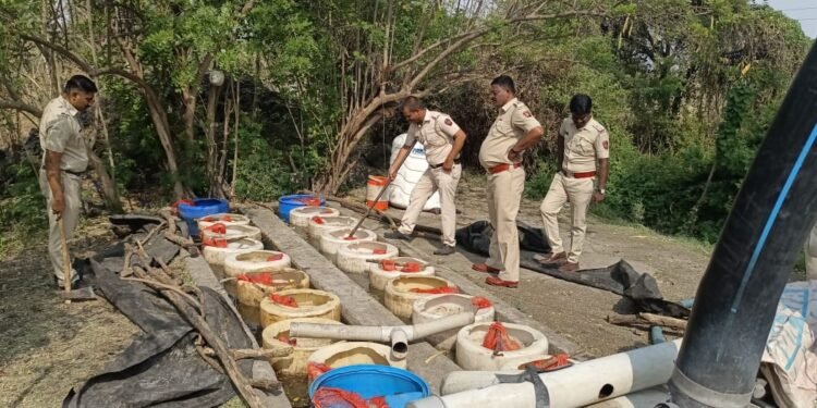 राज्य उत्पादन शुल्क विभागाची दमदार कामगिरी ; वर्षभरात 2067 गुन्ह्यात 6 कोटींचा मुद्देमाल जप्त