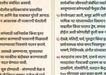 आचारसंहितेचे पालन करताना जाणून घ्या – ‘काय करावे’ आणि ‘काय करू नये’