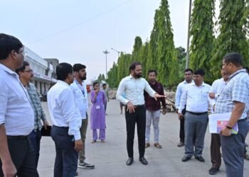 कळमना मार्केट येथे लोकसभा निवडणूक मतमोजणीची जय्यत तयारी