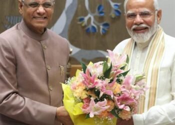 राज्यपाल रमेश बैस यांनी घेतली प्रधानमंत्री नरेंद्र मोदी यांची सदिच्छा भेट