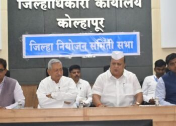 जिल्हा वार्षिक योजनेचा शंभर टक्के निधी खर्च होण्यासाठी चोख नियोजन करा – पालकमंत्री हसन मुश्रीफ