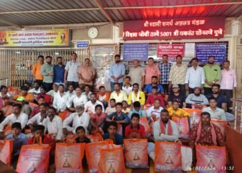 गोरगरीब कुस्तीगिरांसाठी स्वामींचा प्रसादरुपी खुराकाचे वाटप ; अन्नछत्र मंडळाचे उपक्रम