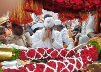 माऊलीच्या गजरात पालखी सोहळ्याचे सातारा जिल्ह्यात आगमन