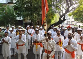 श्री शिवप्रतिष्ठान हिंदुस्थानतर्फे श्री दुर्गामाता दौडीस प्रारंभ