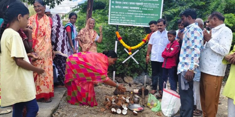 प्रभाग 22 मध्ये विकास कामांचा धडाका ; जाधव- गायकवाड यांच्या निधीतून…