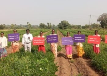 सातारा जिल्ह्यातील पिंपोडे बु. व नांदवळ येथे मतदान जनजागृती