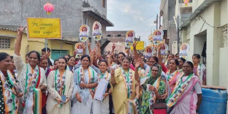 धर्मराज काडादी यांच्या विजयासाठी नारीशक्तीची साथ ; वातावरण बदलतंय..!