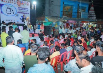 तालुक्याच्या प्रगतीसाठी परिवर्तनाची गरज ; संतोष पवारांचा नागरिकांशी जनसंवाद