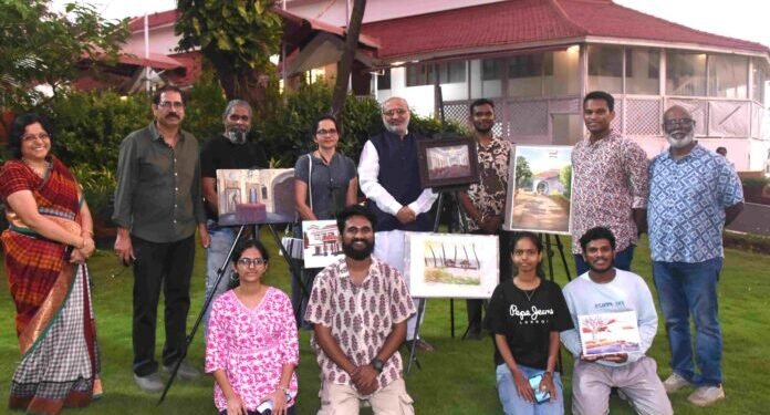 राजभवन येथे चित्रकारांची कार्यशाळा संपन्न; राज्यपालांकडून युवा कलाकारांना कौतुकाची थाप