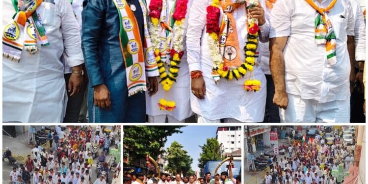 ‘विकासा’च्या मुद्द्याचं बोला..! भाजपच्या बालेकिल्ल्यात महेश कोठे यांचे शक्तिप्रदर्शन