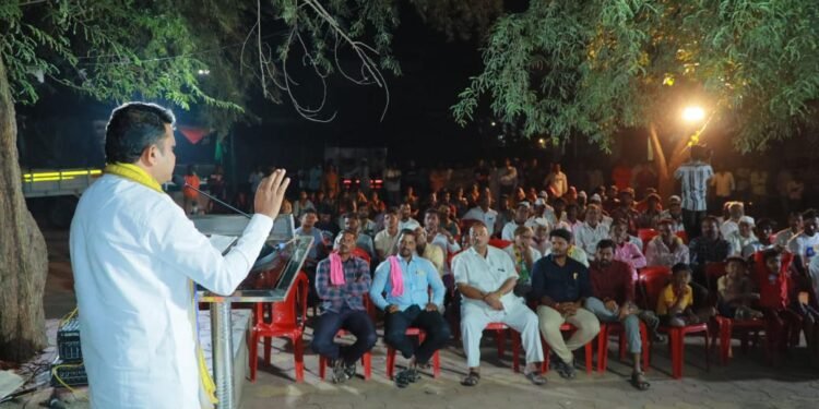 ‘वंचित’चे उमेदवार संतोष पवार यांची प्रचारात आघाडी..