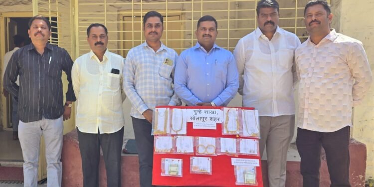 आंतरजिल्हा घरफोड्याकडून लाखोंचा मुद्देमाल जप्त ; शहर गुन्हे शाखेची कामगिरी