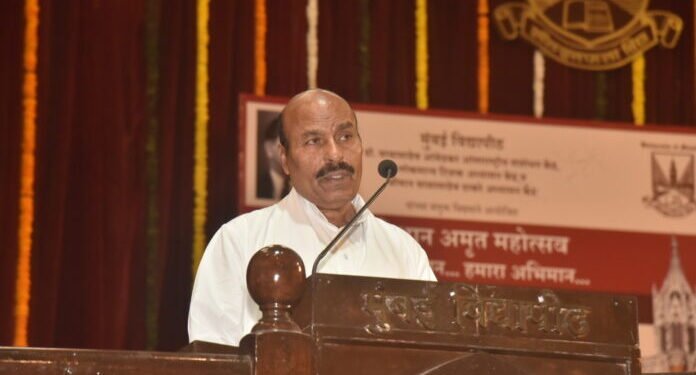 मुंबई विद्यापीठात डॉ. बाबासाहेब आंबेडकर अध्यासनाची स्थापना करणार – केंद्रीय सामाजिक न्याय मंत्री डॉ. वीरेंद्र कुमार