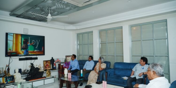 उच्च व तंत्रशिक्षण मंत्री चंद्रकांत पाटील यांच्या हस्ते ‘अवधान’ लघुपटाचे अनावरण