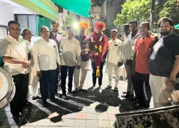 शिवछत्रपती क्रीडा पुरस्कार विजेता आदित्य अनिल गिराम याचे सोलापुरात जंगी स्वागत…