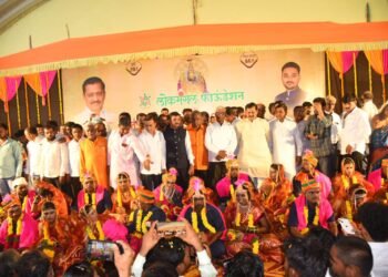 धाराशिव | लोकमंगलच्या सामूहिक विवाह सोहळ्यात 23 जोडपे विवाहबद्ध..