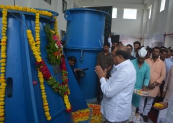 पडसाळी पंपगृहाचे उद्घाटन जलसंपदा मंत्री विखे पाटील यांच्या हस्ते संपन्न