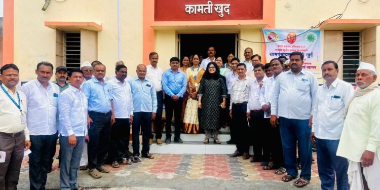 देशपांडे यांचे पथक सोलापुरात..! संत गाडगेबाबा ग्रामस्वच्छता तपासणी, झलक विकासाची ; महिलांच्या आरोग्यावर भर..!