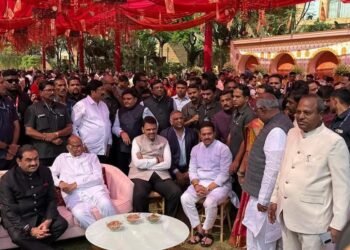 प्राजक्ता–हिमांशू विवाह समारंभ भव्यदिव्य; मान्यवरांची विशेष उपस्थिती