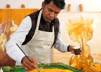 वाळूशिल्पकार सुदर्शन पटनायक यांच्या प्रदर्शनाचे सांस्कृतिक कार्यमंत्र्यांच्या हस्ते उद्घाटन