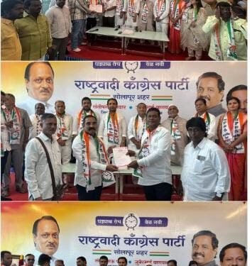 पॉवर शो |  रेड कार्पेटवर इच्छुकांची एन्ट्री, ढोली-ताशांच्या तालावर ‘राष्ट्रवादी’चा उमेदवारी अर्ज..