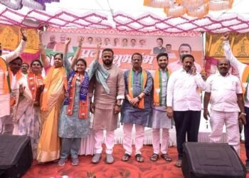 प्रभाग ६ मध्ये ‘विकासगंगा’ आणण्याचा शब्द; देगावमध्ये भाजप प्रचाराचा नारळ, विजयी सभेचा जल्लोष!