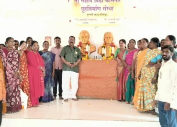 महाराष्ट्र कामगार सेनेच्या वतीने माँसाहेब मीनाताई ठाकरे यांना अभिवादन..