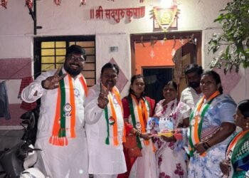 प्रभाग ४ मध्ये राष्ट्रवादी अजितदादा गटाच्या उमेदवारांची पदयात्रा; मतदारांचा उत्स्फूर्त प्रतिसाद