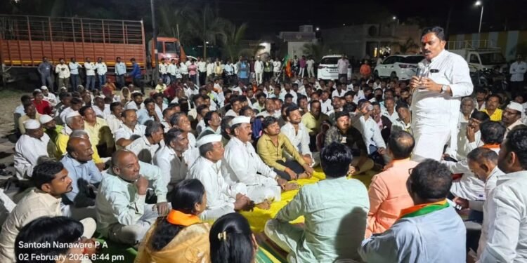 जनसंवादाचा ओघ! उत्तर सोलापूरमध्ये गुळवंची–कारंबा–अकोलेकाटी–दारफळ बीबी येथे कॉर्नर बैठका उत्साहात